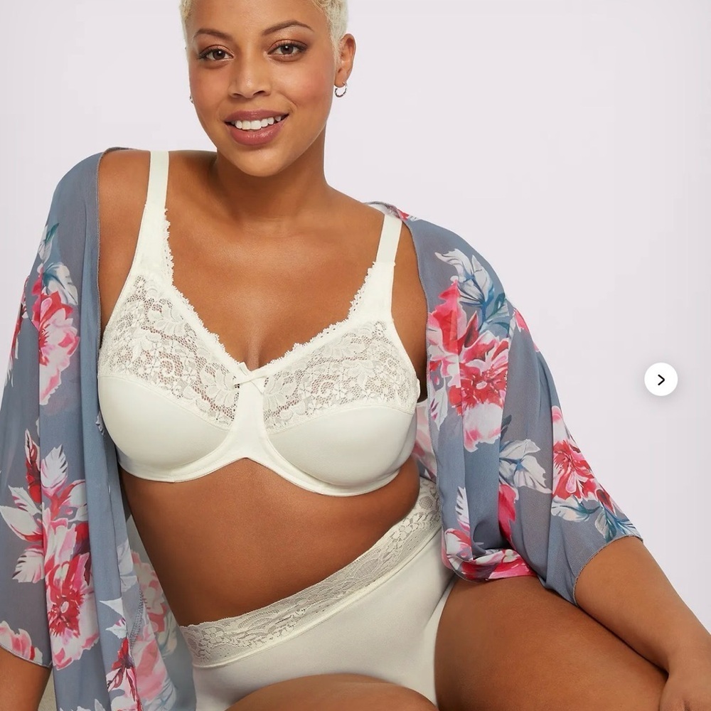 Bali Cream Lace Bra Lilyette - Picture 4 of 8
